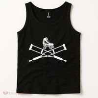 Roller Derby Crutches Roller Skating Funny Accident Tank Top thumb 2