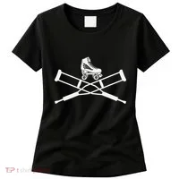 Roller Derby Crutches Roller Skating Funny Accident Women's T-Shirt thumb 0