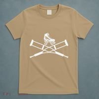 Roller Derby Crutches Roller Skating Funny Accident T-Shirt thumb 5