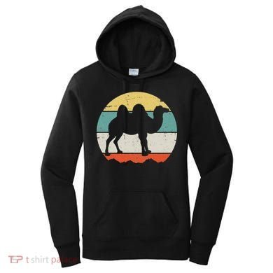 Retro Desert Camel Graphic Vintage Adventure Women's Hoodie