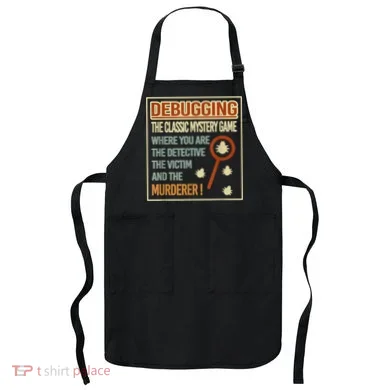 Retro Debugging Computer Science Programmers Coding Apron