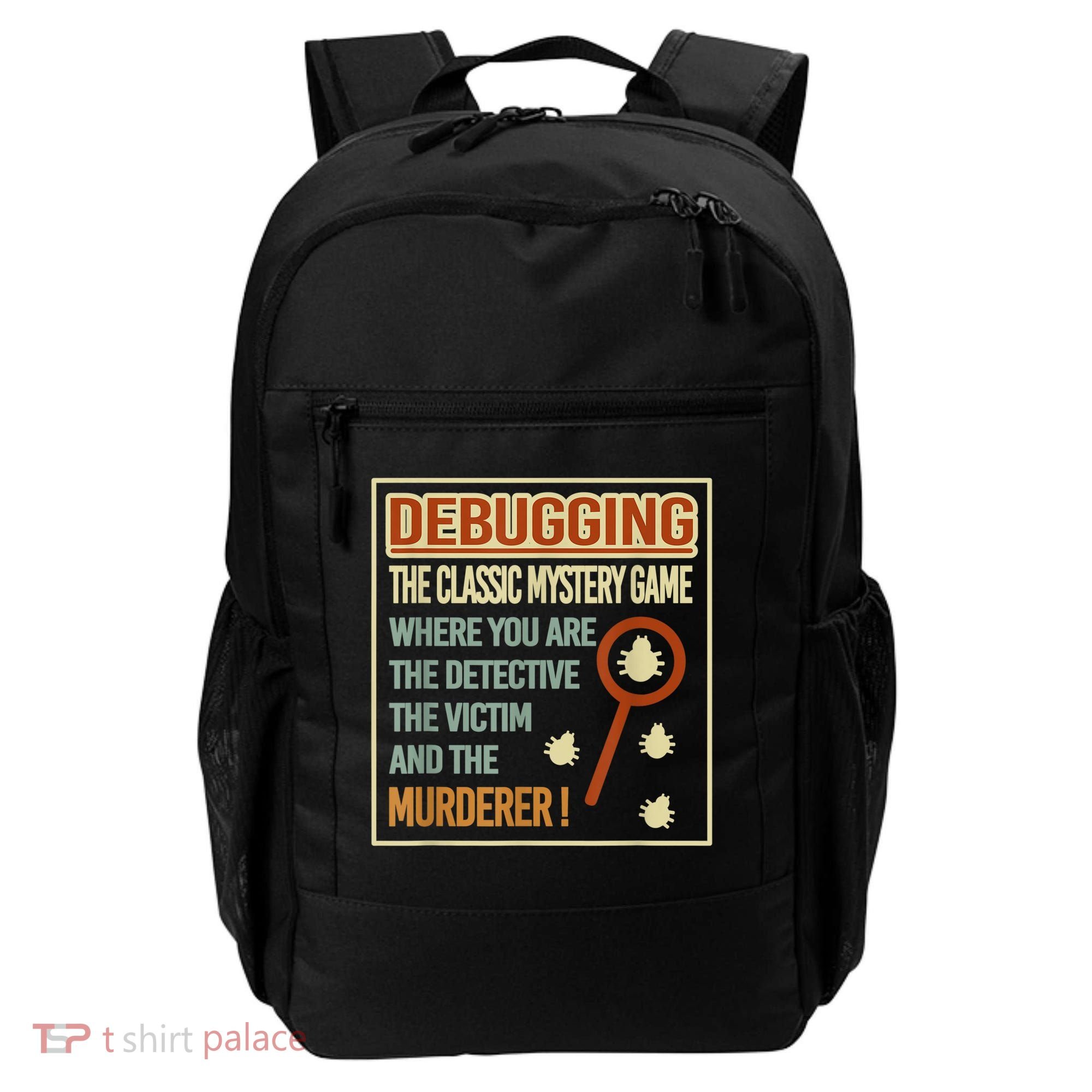 Retro Debugging Computer Science Programmers Coding Backpack