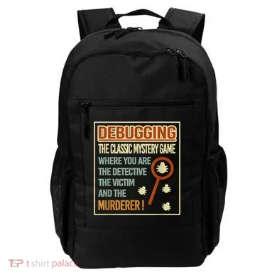 Retro Debugging Computer Science Programmers Coding Backpack