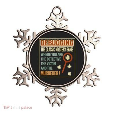 Retro Debugging Computer Science Programmers Coding Ornament
