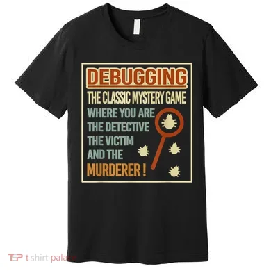 Retro Debugging Computer Science Programmers Coding Premium T-Shirt