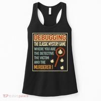 Retro Debugging Computer Science Programmers Coding Women's Tank Top thumb 0
