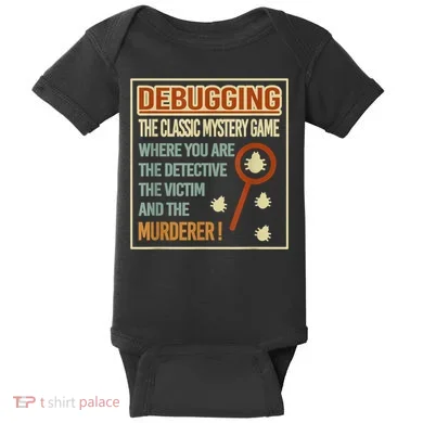 Retro Debugging Computer Science Programmers Coding Baby Bodysuit