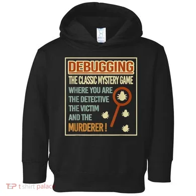 Retro Debugging Computer Science Programmers Coding Toddler Hoodie