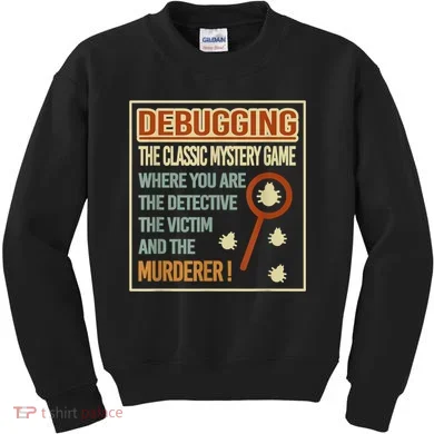 Retro Debugging Computer Science Programmers Coding Kids Sweatshirt