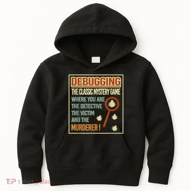 Retro Debugging Computer Science Programmers Coding Kids Hoodie