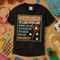 Retro Debugging Computer Science Programmers Coding Kids T-Shirt thumb 3