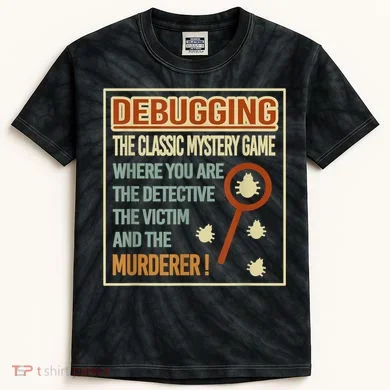 Retro Debugging Computer Science Programmers Coding Kids Tie-Dye T-Shirt