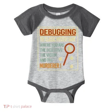 Retro Debugging Computer Science Programmers Coding Infant Baby Jersey Bodysuit