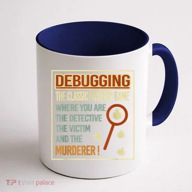 Retro Debugging Computer Science Programmers Coding Coffee Mug back