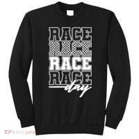 Race Day Checkered Racing Family Matching Fan Sweatshirt thumb 0