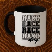 Race Day Checkered Racing Family Matching Fan Coffee Mug thumb 2