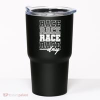 Race Day Checkered Racing Family Matching Fan Tumbler thumb 0