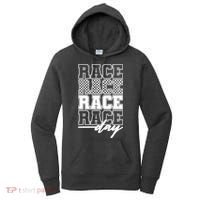 Race Day Checkered Racing Family Matching Fan Women's Hoodie thumb 0