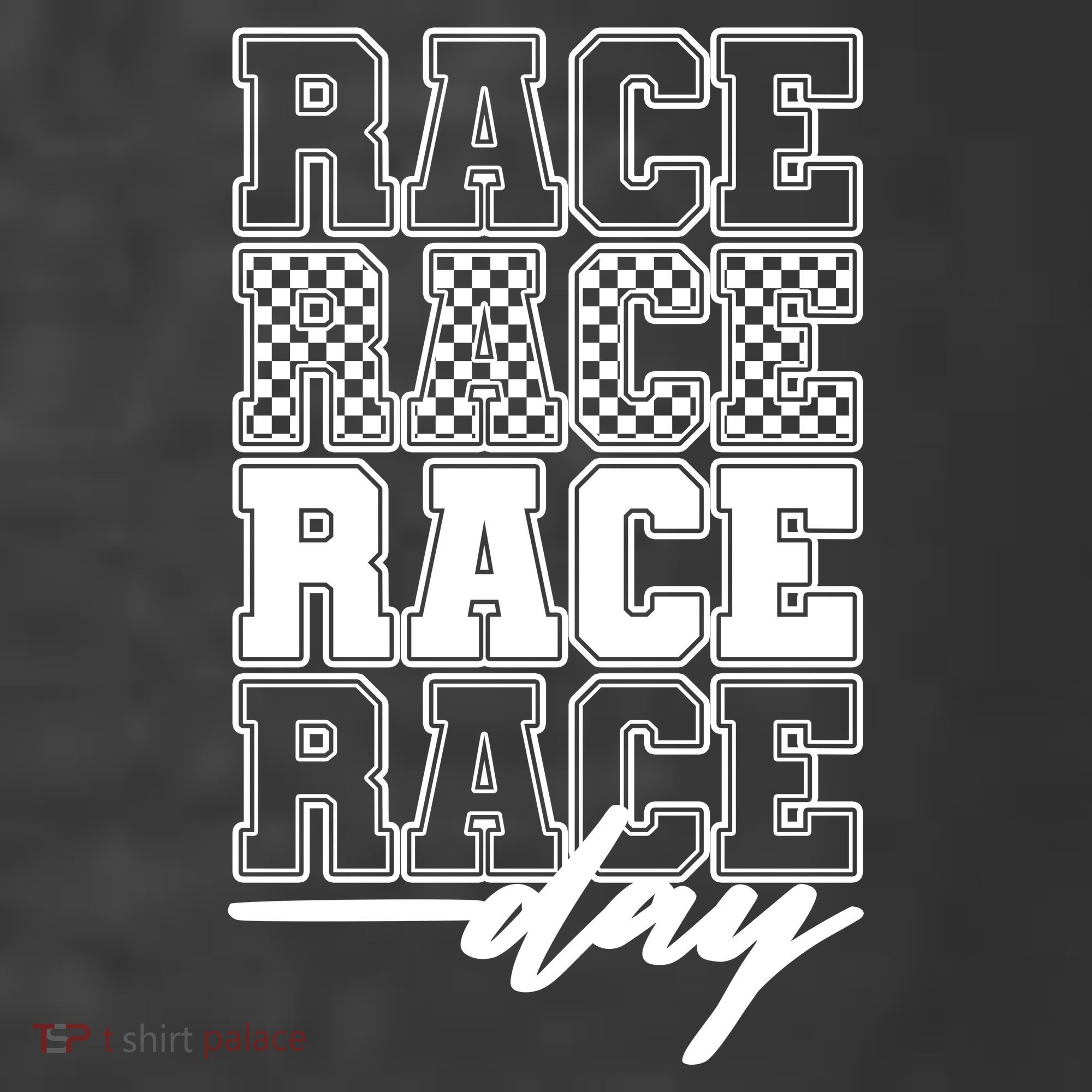 Race Day Checkered Racing Family Matching Fan Women's Hoodie