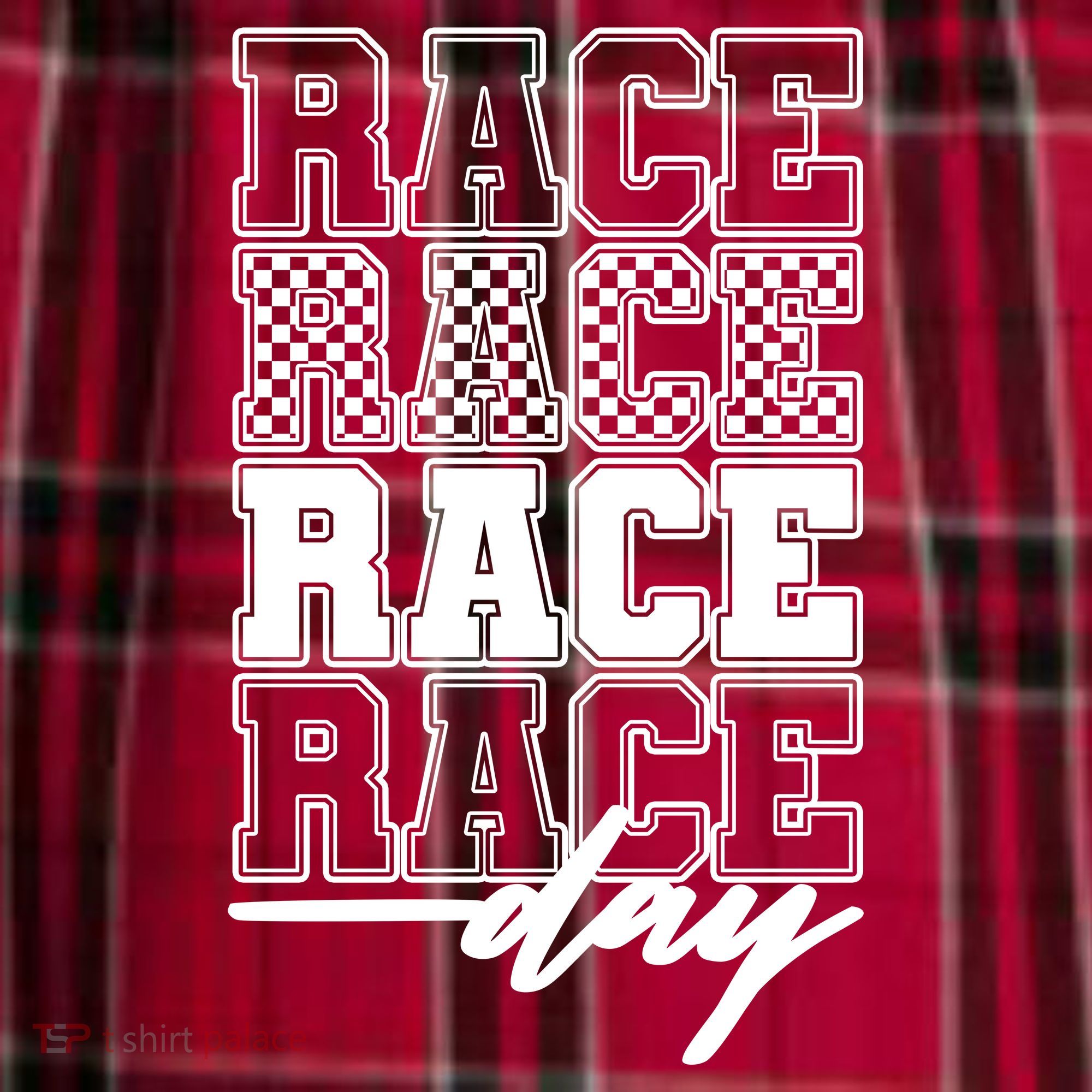 Race Day Checkered Racing Family Matching Fan Women's Flannel Plaid Pajama Pants