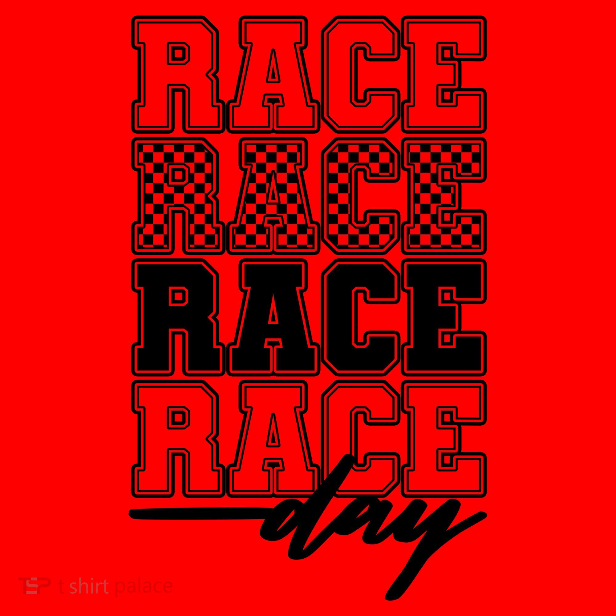 Race Day Checkered Racing Family Matching Fan Santa Hat