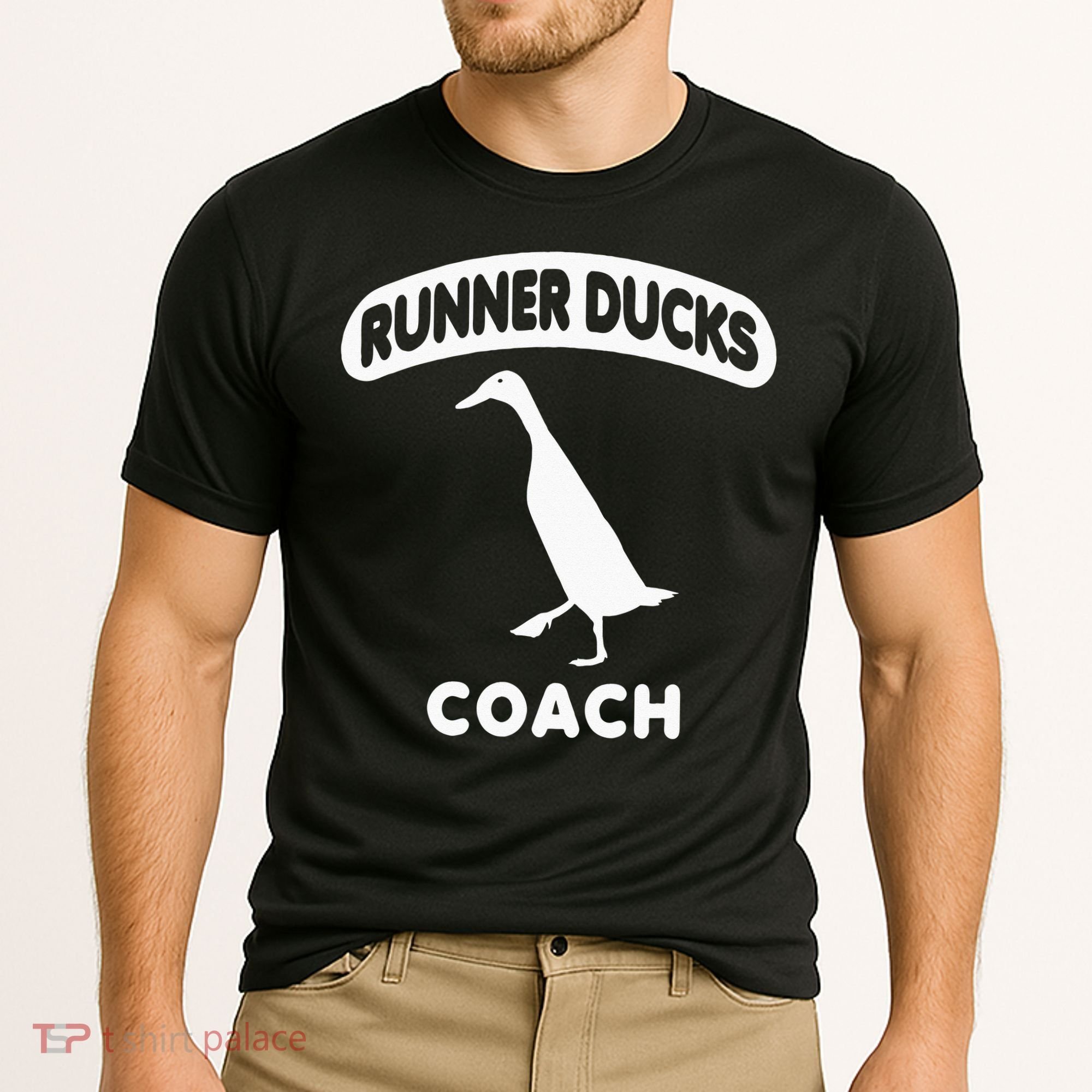 Runner Ducks Coach Indian Duck Cooling Performance Crew T-Shirt