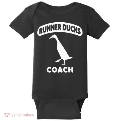 Runner Ducks Coach Indian Duck Baby Bodysuit
