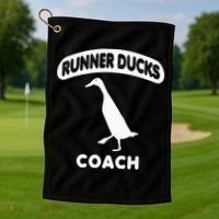 Runner Ducks Coach Indian Duck Golf Towel thumb 1