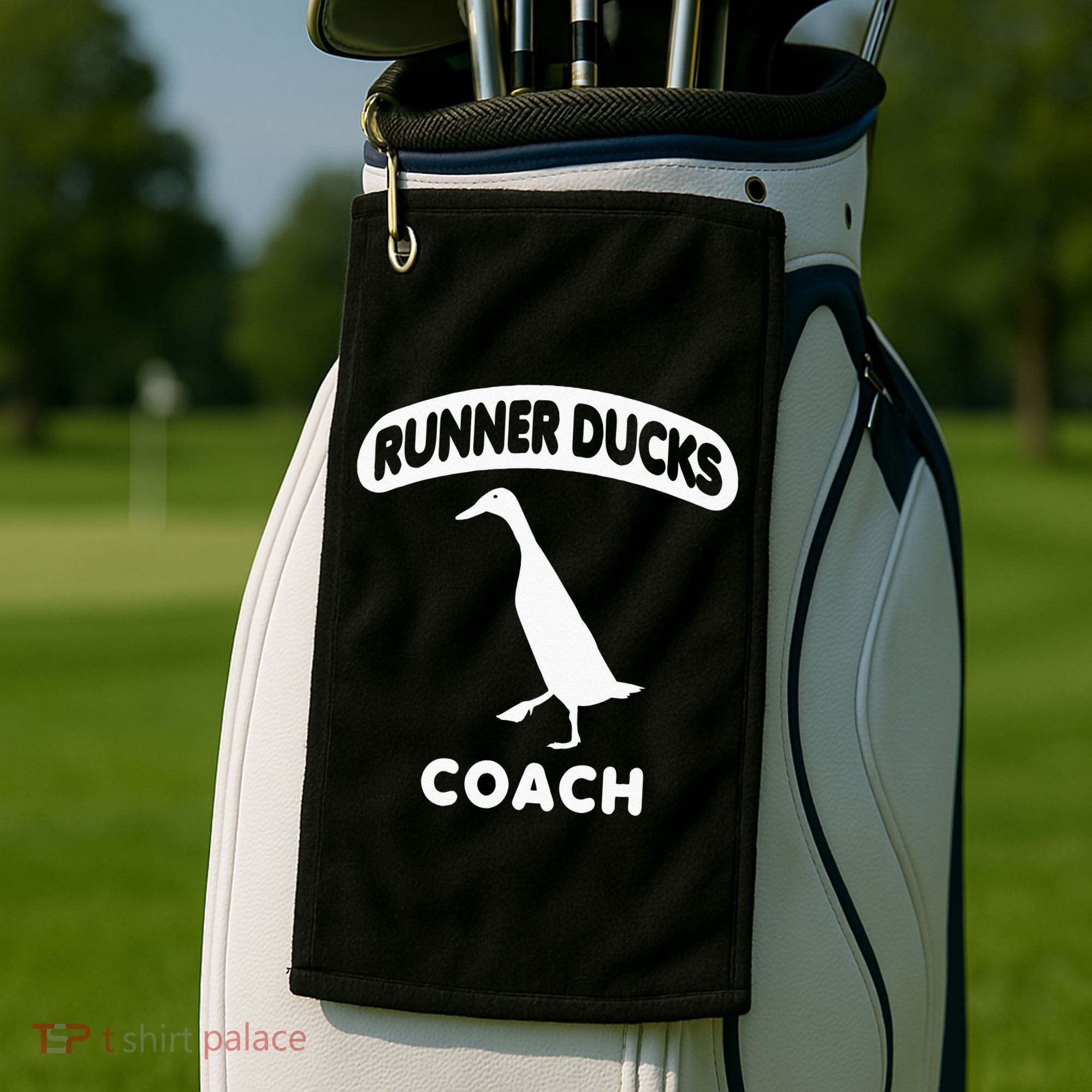 Runner Ducks Coach Indian Duck Golf Towel