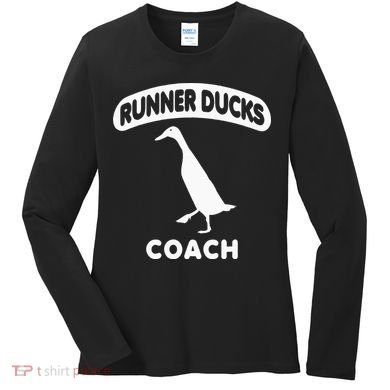 Runner Ducks Coach Indian Duck Women's Long Sleeve Shirt