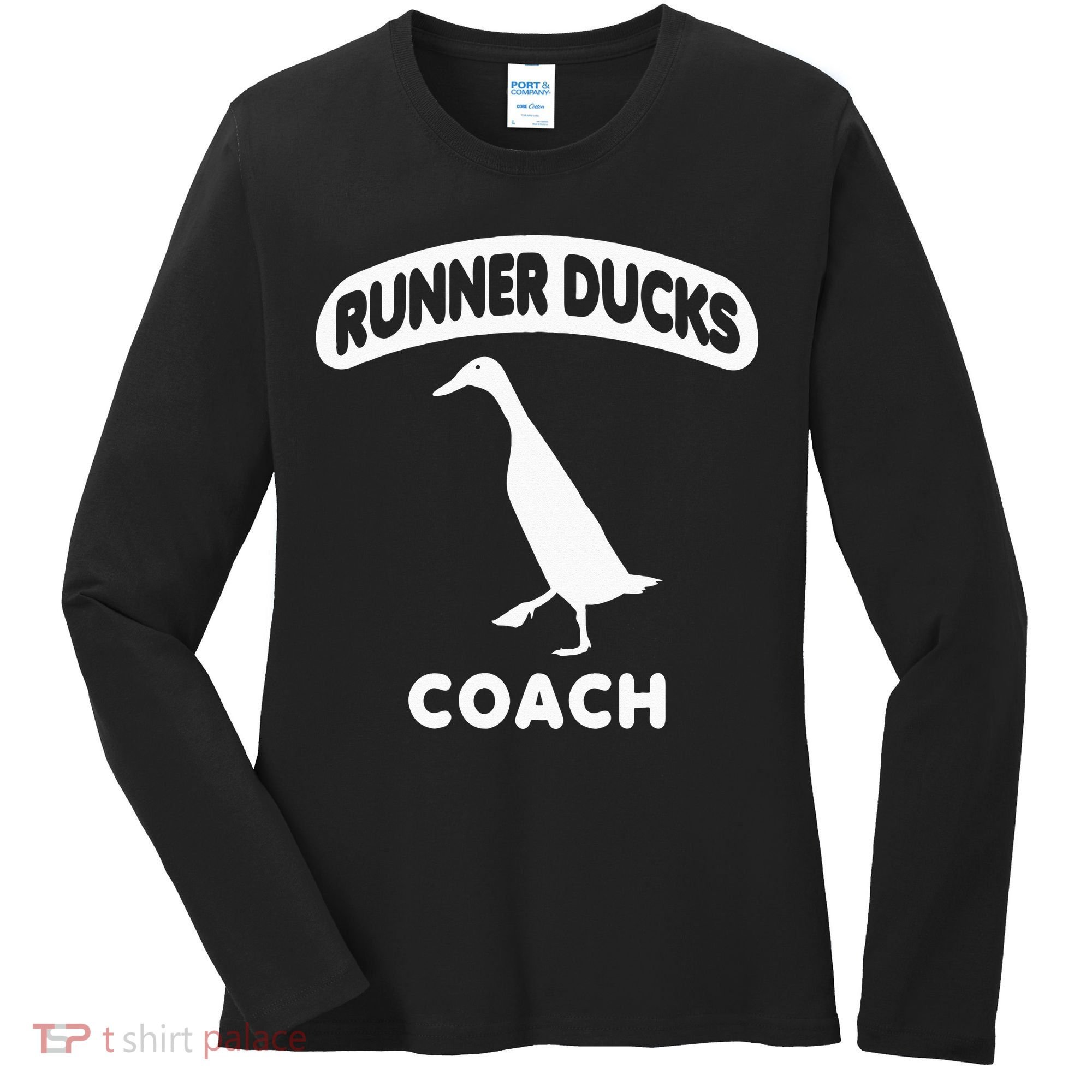 Runner Ducks Coach Indian Duck Women's Long Sleeve Shirt
