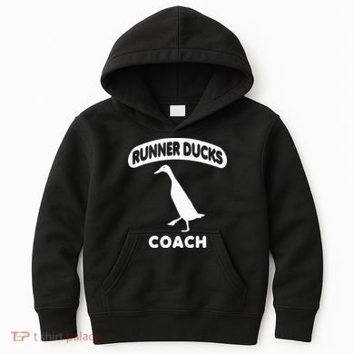 Runner Ducks Coach Indian Duck Kids Hoodie