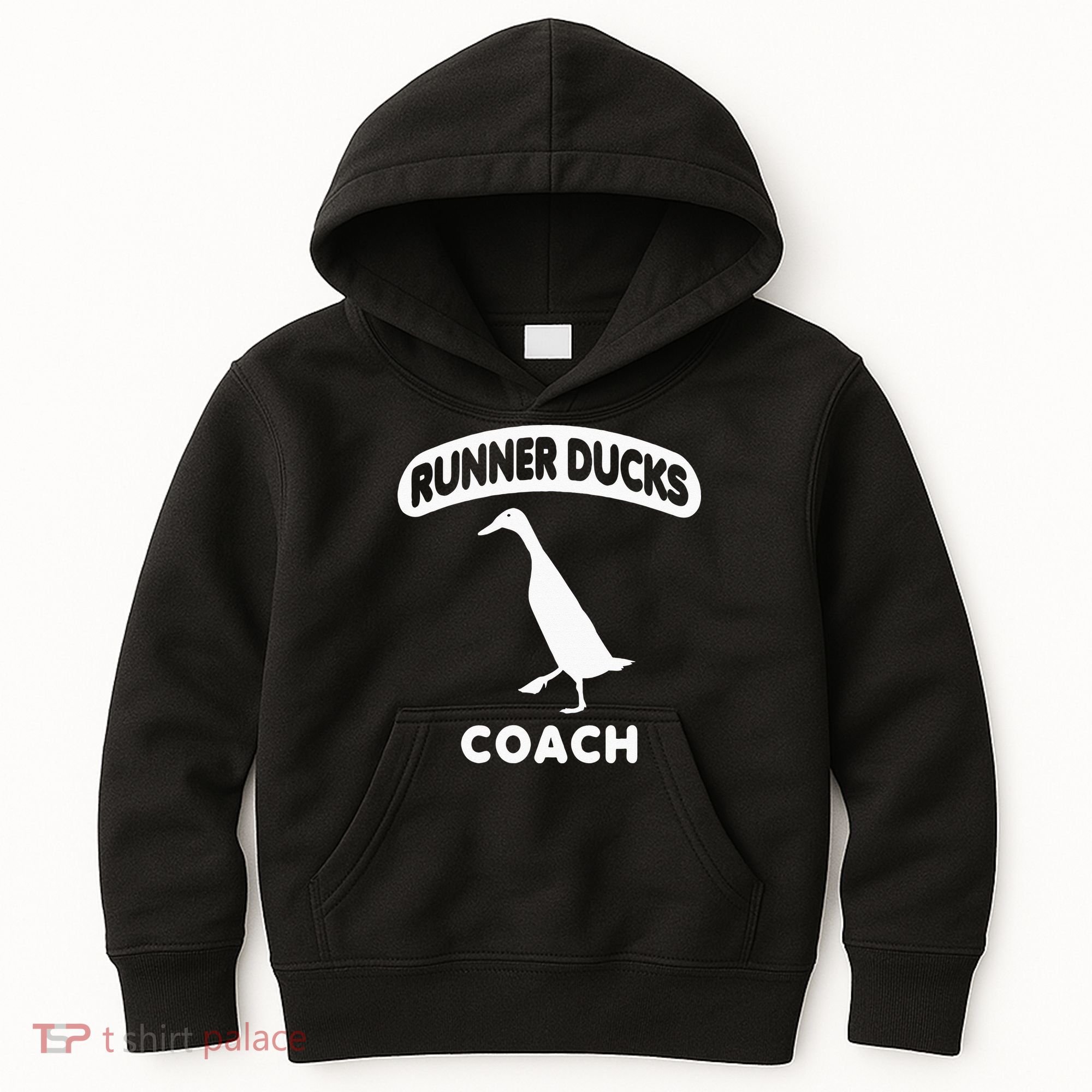 Runner Ducks Coach Indian Duck Kids Hoodie
