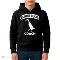 Runner Ducks Coach Indian Duck Kids Hoodie thumb 4
