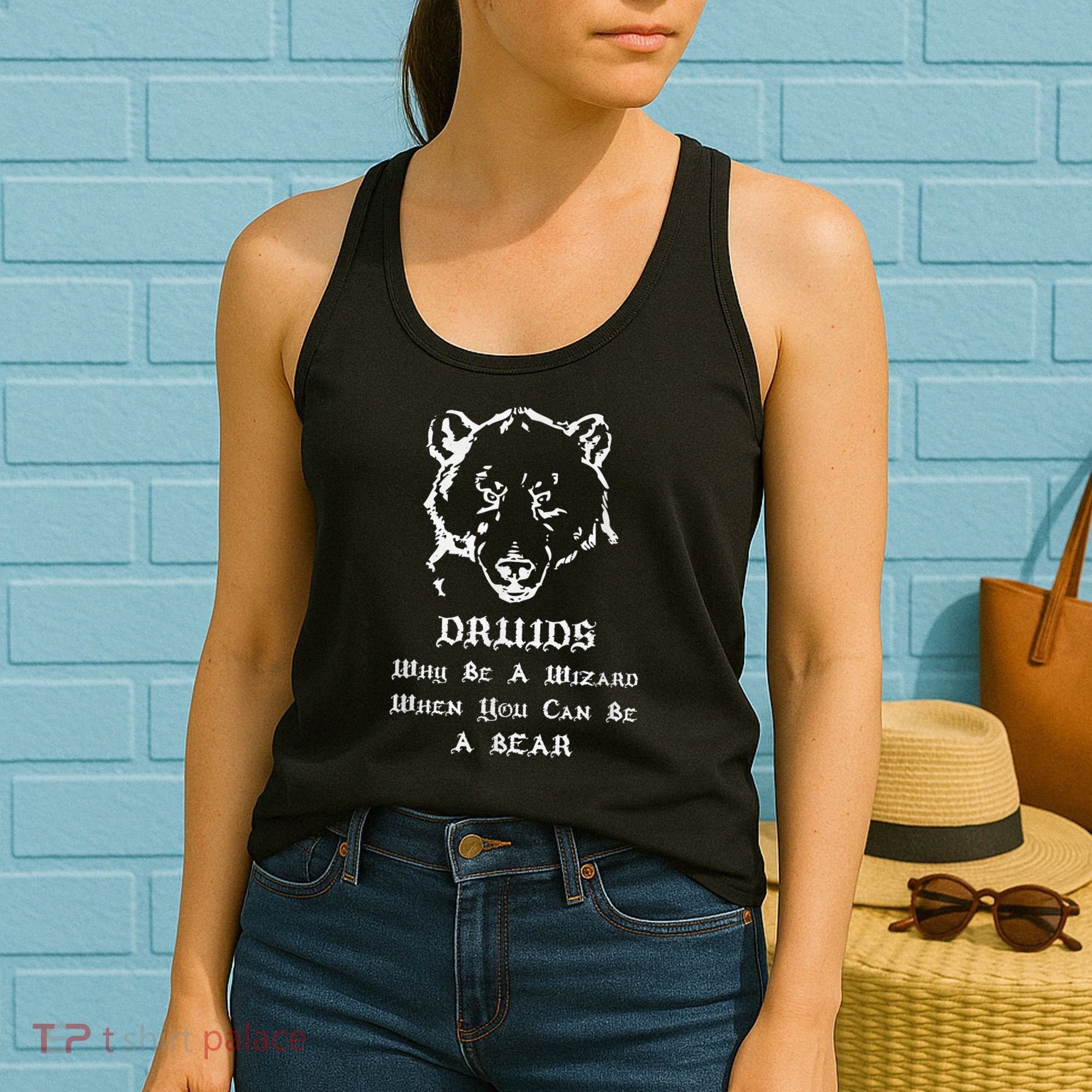 Roleplaying Druid Character Fantasy Gaming Women's Tank Top