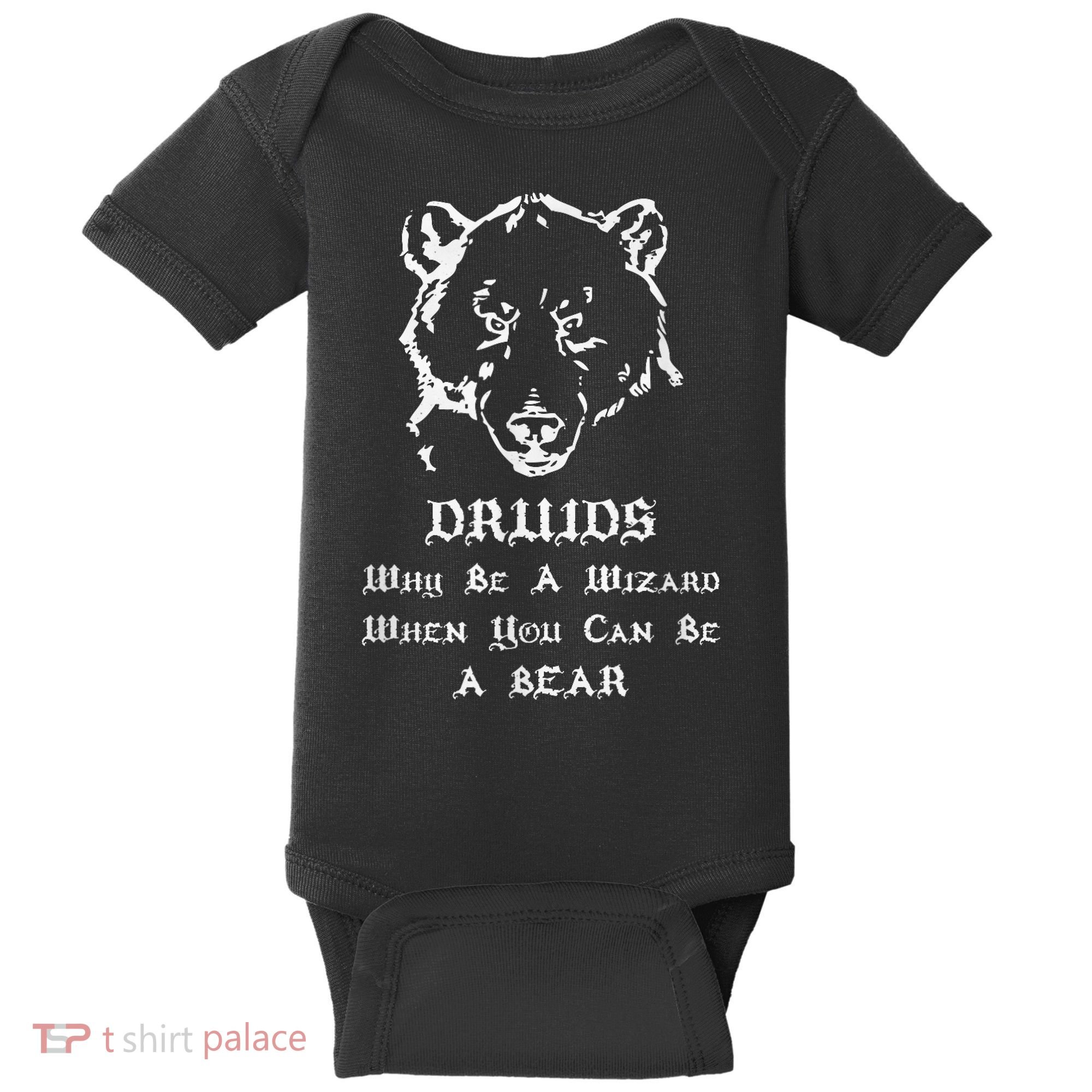 Roleplaying Druid Character Fantasy Gaming Baby Bodysuit