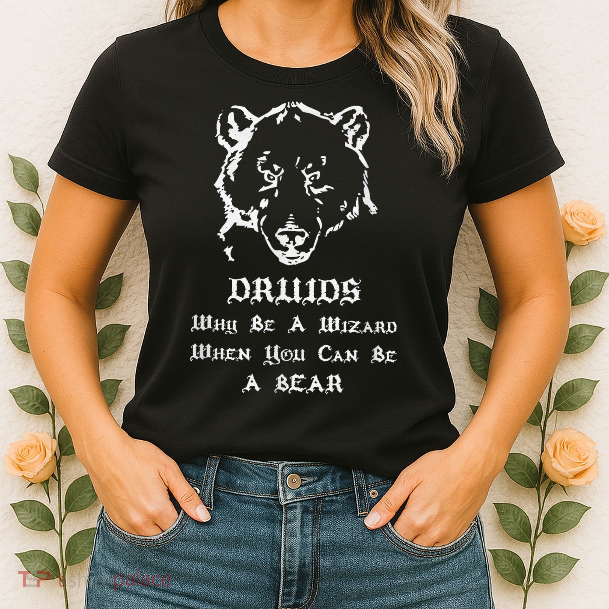 Roleplaying Druid Character Fantasy Gaming Women's T-Shirt