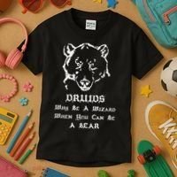 Roleplaying Druid Character Fantasy Gaming Kids T-Shirt thumb 3
