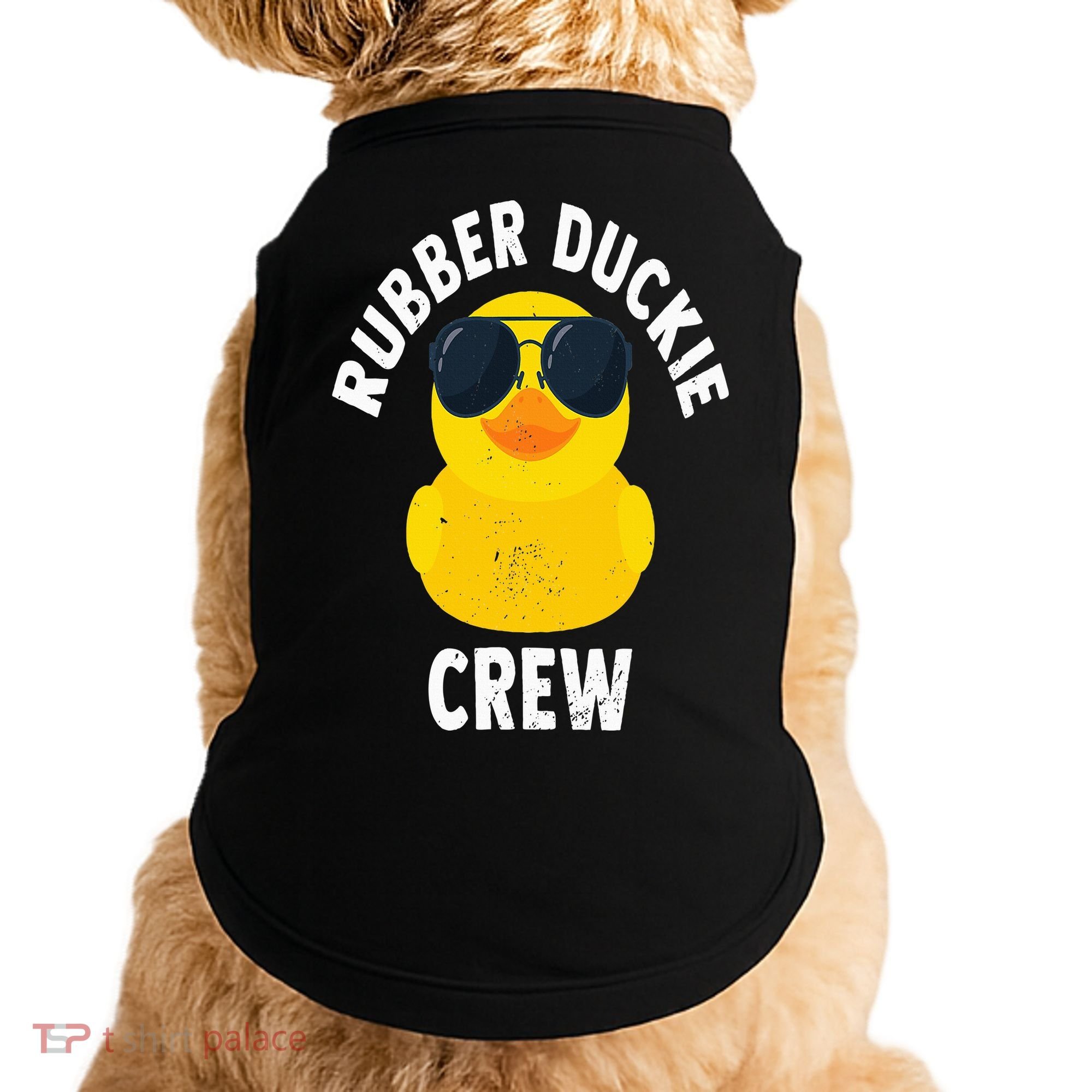 Rubber Duckie Crew Funny Rubber Duck Doggie Tank