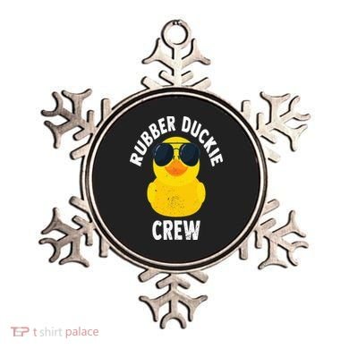 Rubber Duckie Crew Funny Rubber Duck Ornament
