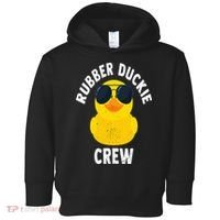 Rubber Duckie Crew Funny Rubber Duck Toddler Hoodie thumb 0
