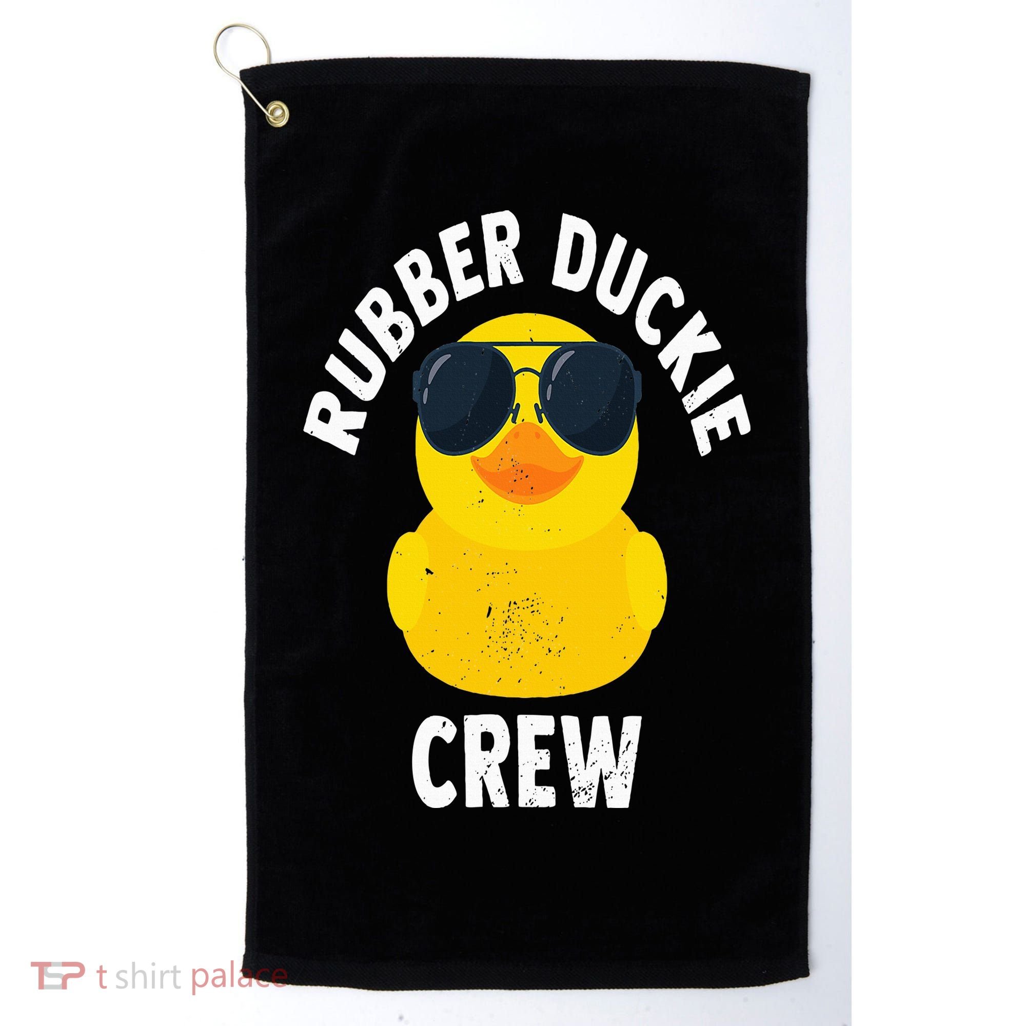 Rubber Duckie Crew Funny Rubber Duck Golf Towel