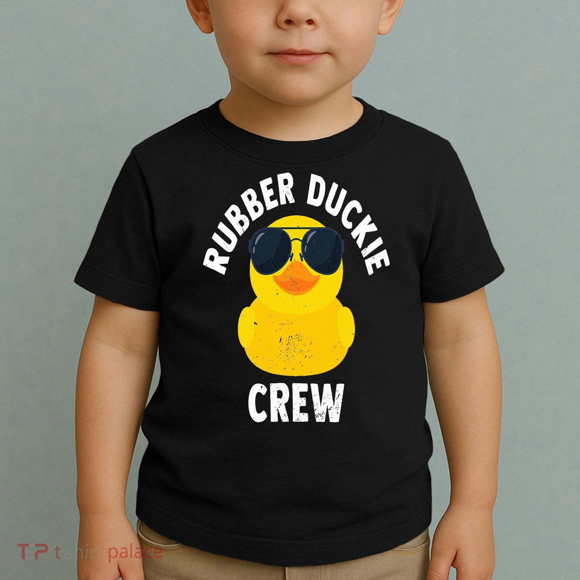 Rubber Duckie Crew Funny Rubber Duck Toddler T-Shirt