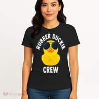 Rubber Duckie Crew Funny Rubber Duck Women's T-Shirt thumb 4