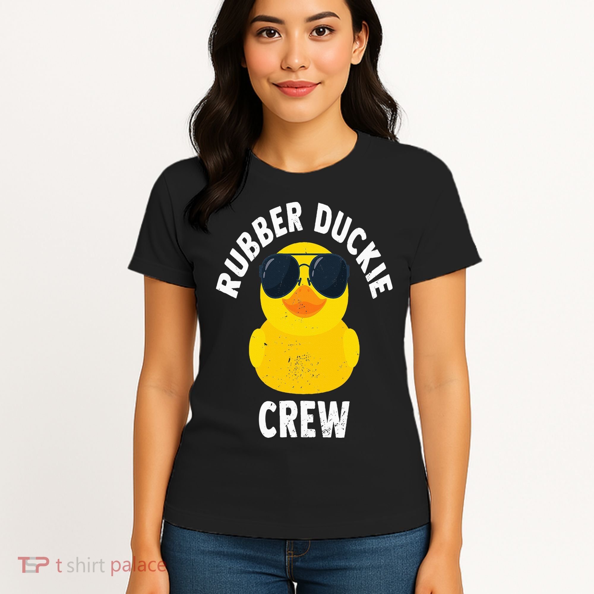Rubber Duckie Crew Funny Rubber Duck Women's T-Shirt