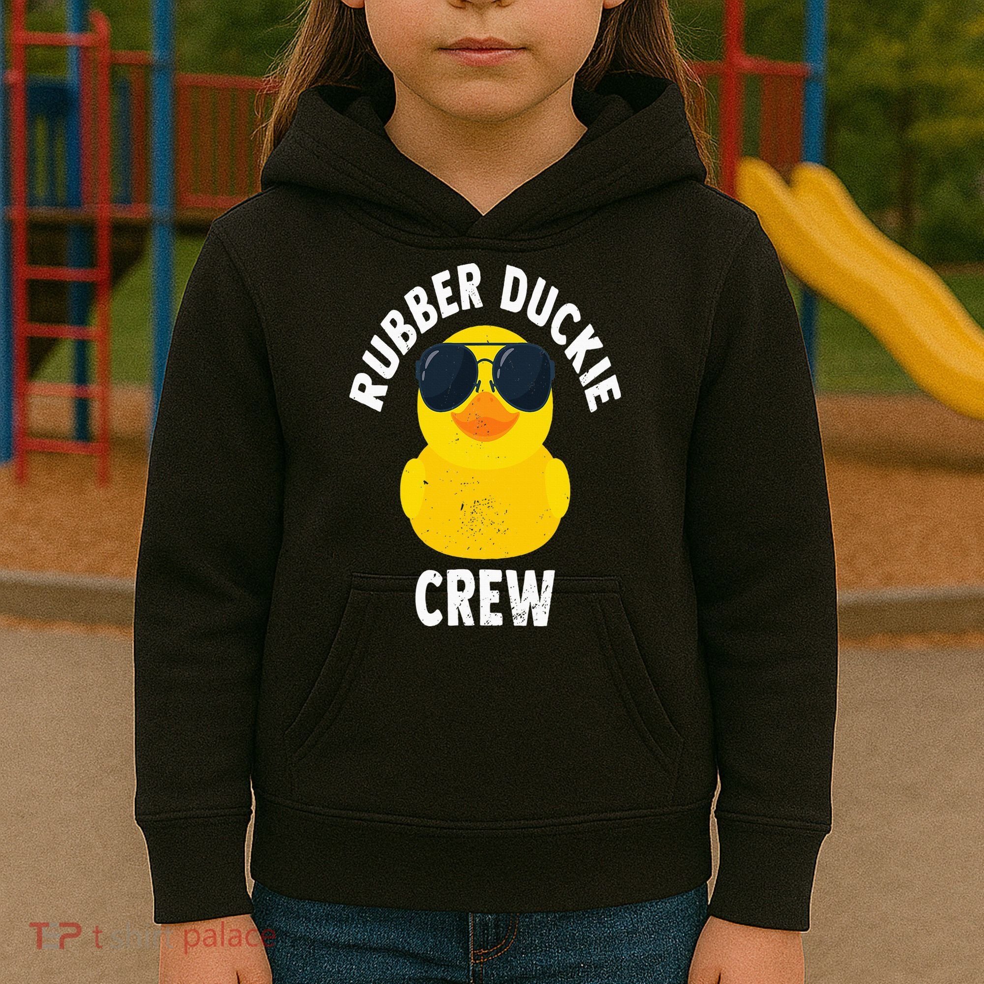 Rubber Duckie Crew Funny Rubber Duck Kids Hoodie