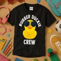 Rubber Duckie Crew Funny Rubber Duck Kids T-Shirt thumb 3