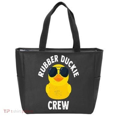 Rubber Duckie Crew Funny Rubber Duck Tote Bag