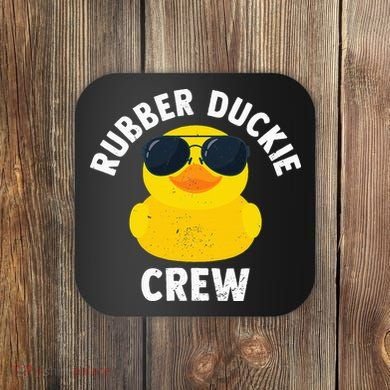 Rubber Duckie Crew retro Rubber Duck Coaster