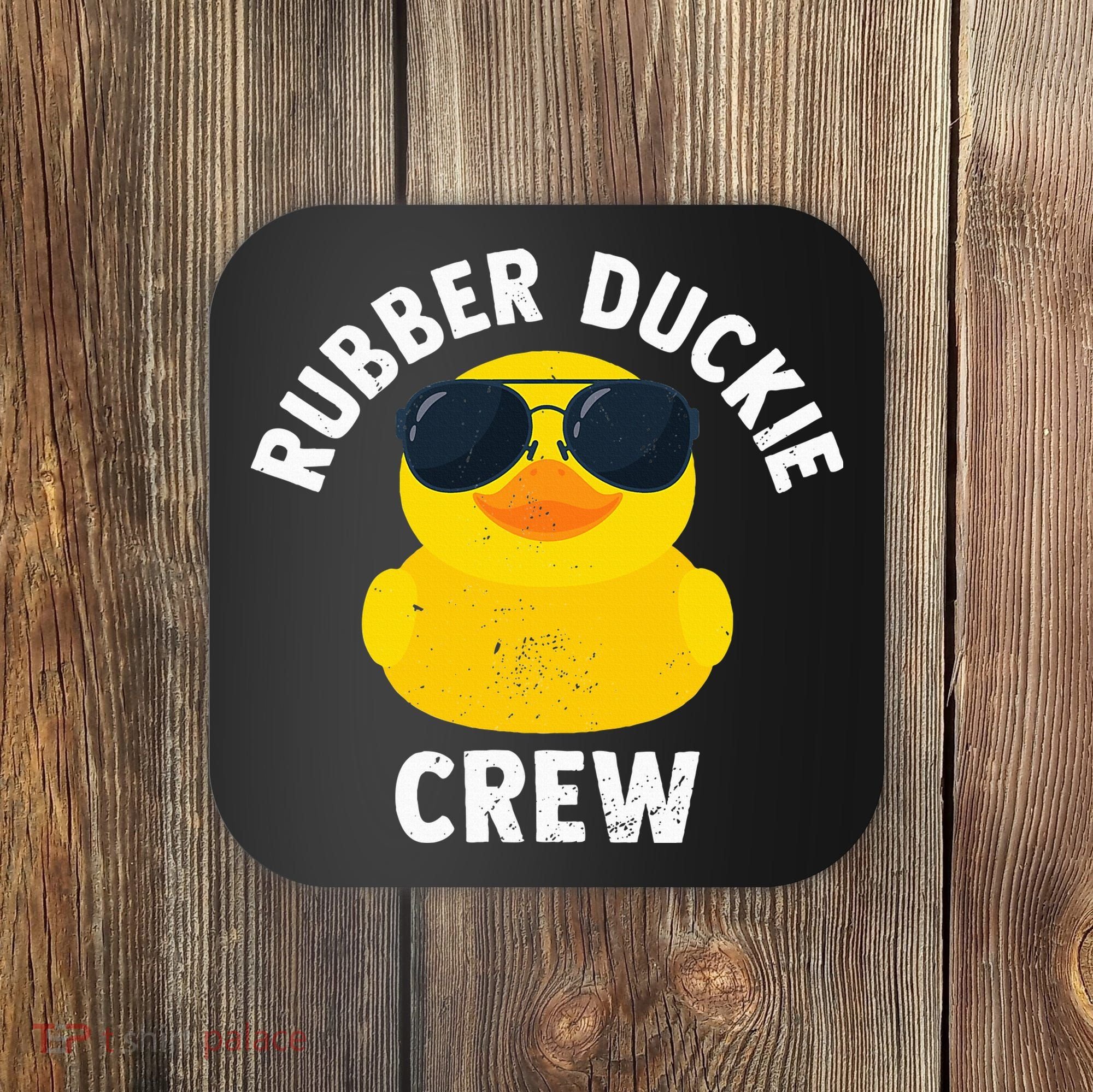 Rubber Duckie Crew retro Rubber Duck Coaster